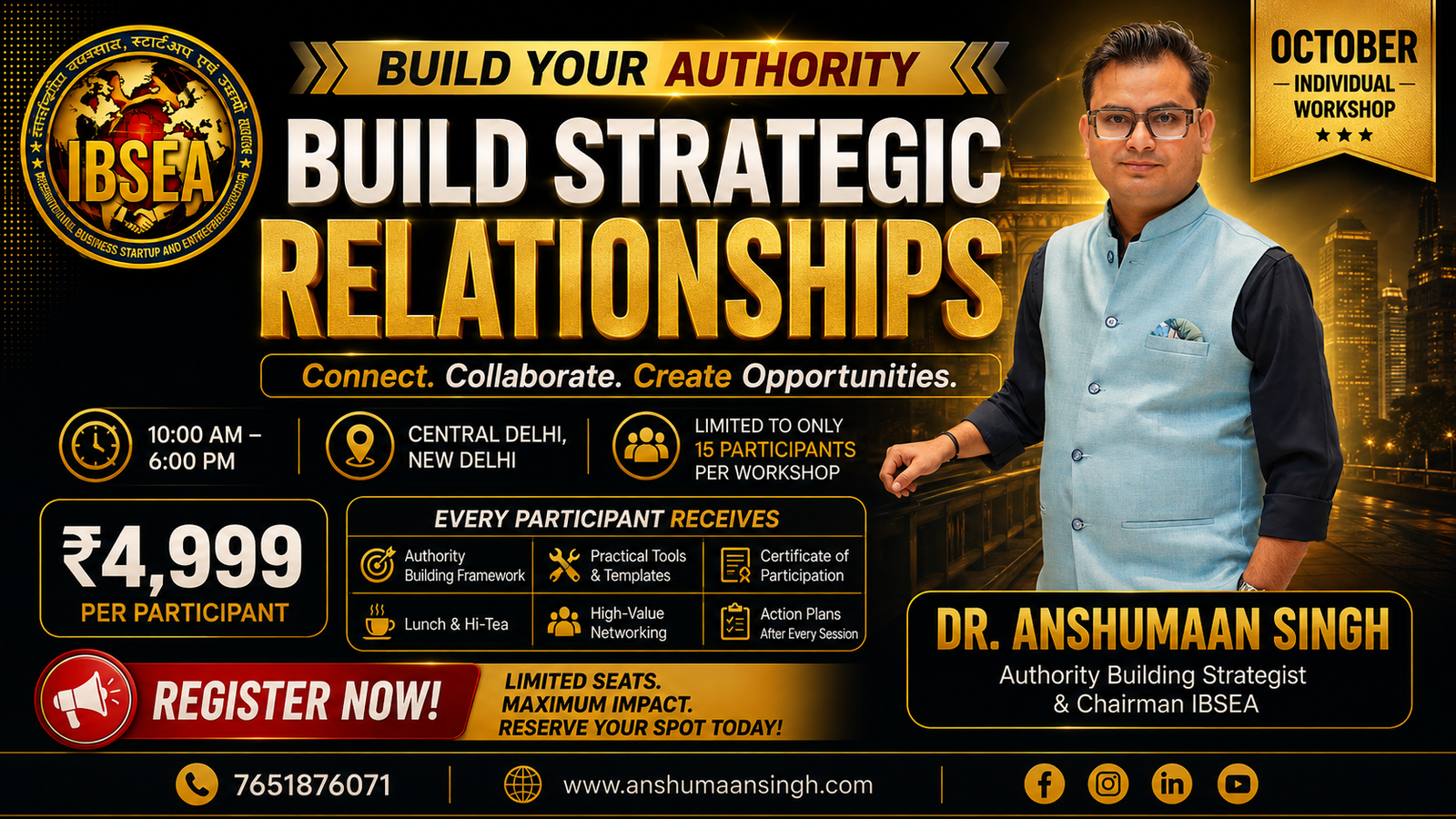 BUILD STRATEGIC RELATIONSHIPS